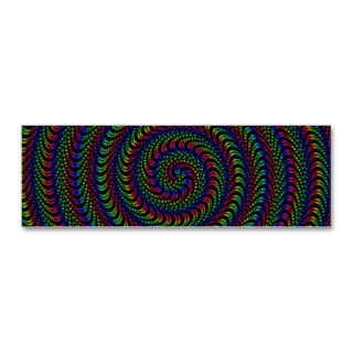 Optical Swirl Colored Design Business Card Template
