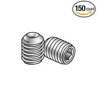 M20x2.5x45 Class 12.9 Socket Set Screw Cup Pt Coarse Alloy Steel / Plain Finish, Pack of 150 Ships FREE in USA