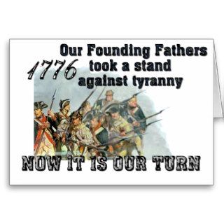 Our Founding Fathers against tyranny Cards