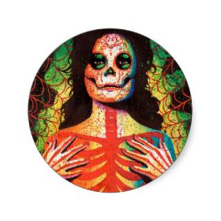 She Came Nowhere Day of the Dead Sticker