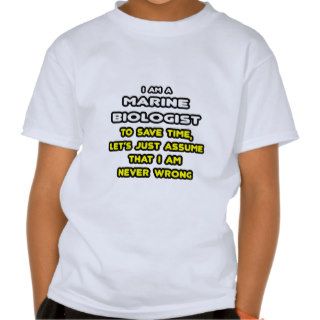 Funny Marine Biologist T Shirts and Gifts
