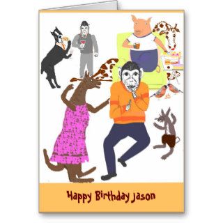 Birthday card, funny, add name