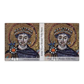 Justinian I, San Vitale (Ravenna) Choir Mosaics A Vinyl Binders