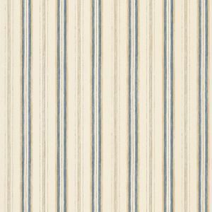 The Wallpaper Company 56 sq. ft. Blue and Beige Stripe Wallpaper DISCONTINUED WC1282560