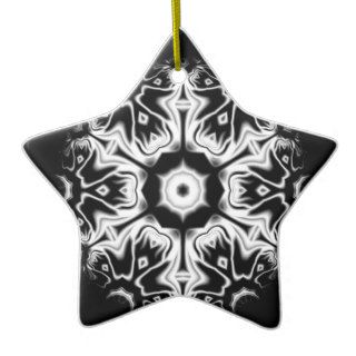 Escher Snowflake Christmas Ornament