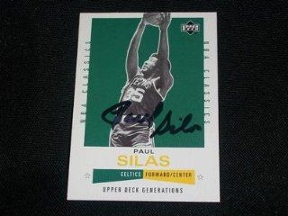 Boston Celtics Paul Silas Auto Signed 2002 UD NBA Classics Card #157 K at 's Sports Collectibles Store