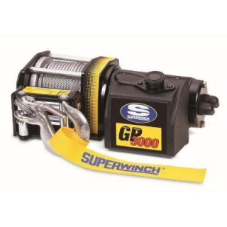 Superwinch GP3000 12 Volt DC General Purpose Utility Winch with Roller Fairlead and 15 ft. Remote 1330200