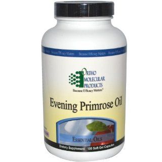 Evening Primrose Oil 1300mg (180 Soft Gel Capsules) by Ortho Molecular Products Health & Personal Care