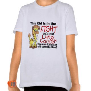 Kid In The Fight Against Lung Cancer Shirts