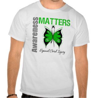 Awareness Matters Butterfly Spinal Cord Injury Tshirts