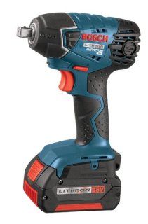 Bosch IWH181 01 18 Volt Lithium Ion 3/8 Inch Square Drive Compact Impact Wrench Kit with 2 Batteries, Charger and Case   Power Impact Wrenches  