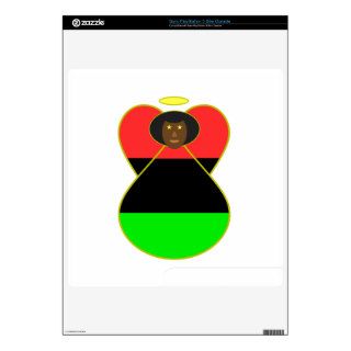 African American Flag Angel PS3 Slim Console Skin
