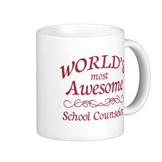 World's Most Awesome School Counselor Mugs