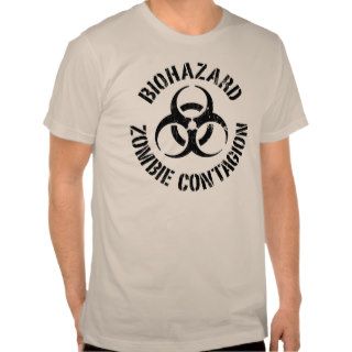 Biohazard Zombie Contagion T Shirt