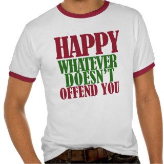 Funny Happy Holidays Merry Christmas parody T shirts