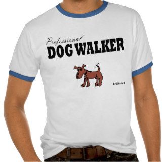 Professional Dog Walker Tee Shirt