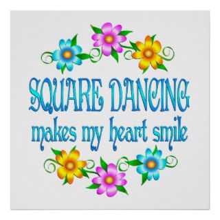 Square Dancing Smiles Print
