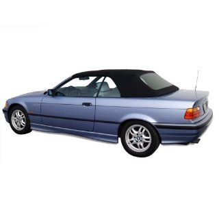 BMW 3 Series E36 Convertible Top, Haartz Stayfast Cloth with Integrated Plastic Window Black Automotive
