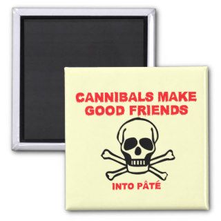 Funny cannibals fridge magnets