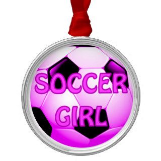 Soccer Girl Ornaments