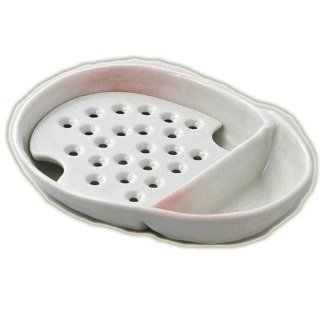 Japanese Ceramic Bowl Angelfish pink spray [17cm x 13cm x 3.2cm] kgr037 501 167 Kitchen & Dining
