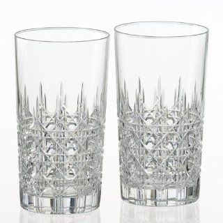 Kagami Crystal glass tumbler pair TPS720 187 TPS720 187 (japan import) Kitchen & Dining