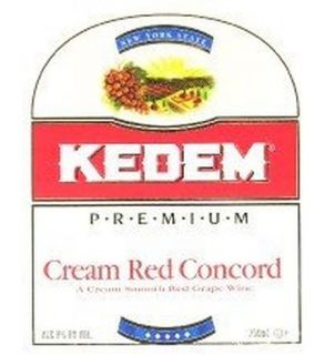 Kedem Concord Kosher Cream Red 187ML Wine
