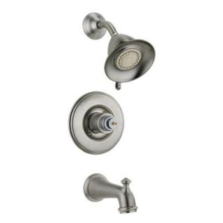 Delta Victorian 1 Handle 3 Spray Tub and Shower Faucet Trim Kit Only in Stainless (Valve and Handles not included) T14455 SSLHP