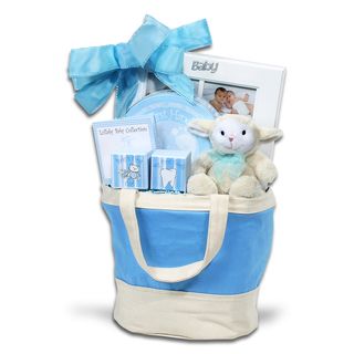 Alder Creek Gift Baskets Baby Blue Keepsake Tote Alder Creek Gift Baskets Gift Sets