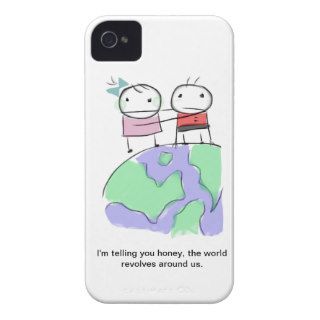 A cute earth loving doodle by Monsterize iPhone 4 Case