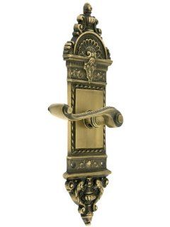Solid Brass European Style Door Set With Rope Levers Antique Brass Privacy. Old Doorknob.    
