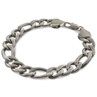 B171 9" Stainless Steel Belcher Bracelet  12mm Wide Jewelry