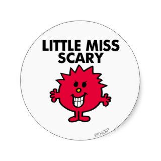 Little Miss Scary Classic Stickers