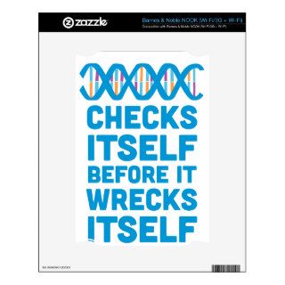 DNA Checks Itself Decals For The NOOK