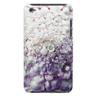 Diamond Bling Bling Bouquet,Lavender & White Motif iPod Touch Cases
