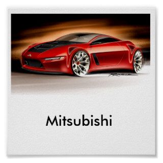 mitsubishi concept ra drawing, Mitsubishi Print