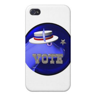 Vote Democratic  donkey iPhone 4/4S Cover