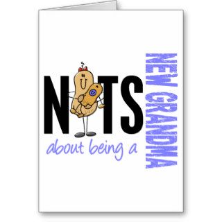 Nuts About Being A New Grandma 1 Blue Card