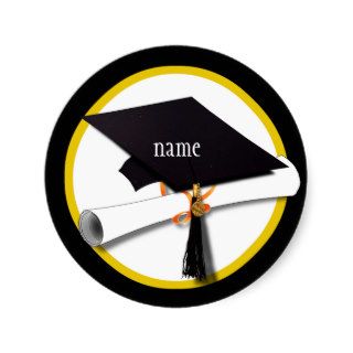 Graduation Cap & Diploma Stickers