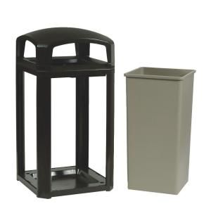 Rubbermaid Commercial Products 50 gal. Landmark Series Classic Trash Can FG397500 SBLE