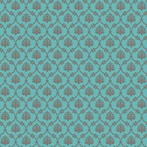 The Wallpaper Company 8 in. x 10 in. Peacock Linked Medallions Wallpaper Sample WC1282363S