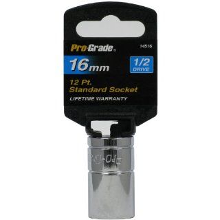 Pro Grade 14516 1/2 Inch Drive with 12 Point 16mm Socket    