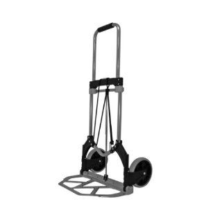RWM Casters FW 90 Aluminum Folding Hand Truck with Loop Handle, 200 lbs Load Capacity, 38" Height, 18 1/2" Width X 9 3/4" Depth