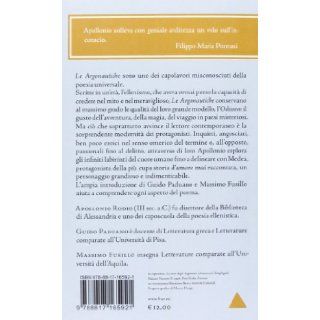 Le argonautiche. Per le Scuole superiori Apollonio Rodio 9788817165921 Books