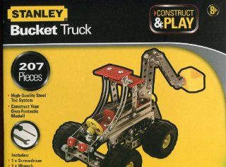 Stanley Bucket Truck Construct & Play, 207 Piece Building Set Toys & Games
