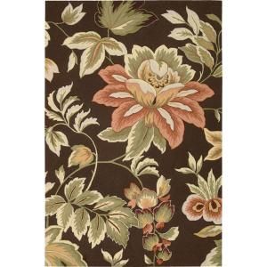Nourison French Country Chocolate 2 ft. 6in. x 4 ft. Area Rug 032577