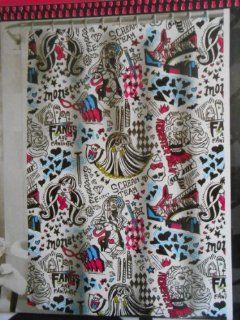 Monster High Fabric Shower Curtain 70 in x 72 in (178 cm x 183 cm) Home & Kitchen
