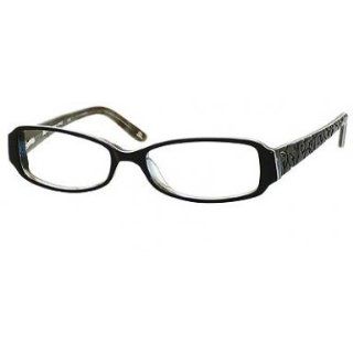 JLO 209 Eyeglasses (0EU1) Black White, 50 mm Clothing