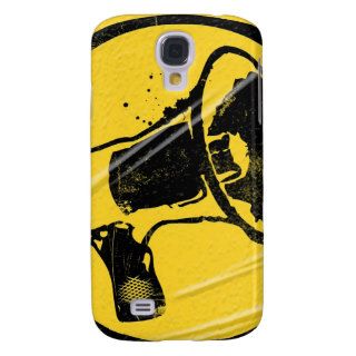 iphone 3 Megaphone Yellow Case Samsung Galaxy S4 Cases