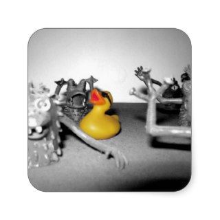 'Arg Monsters' Rubber Duck Sticker